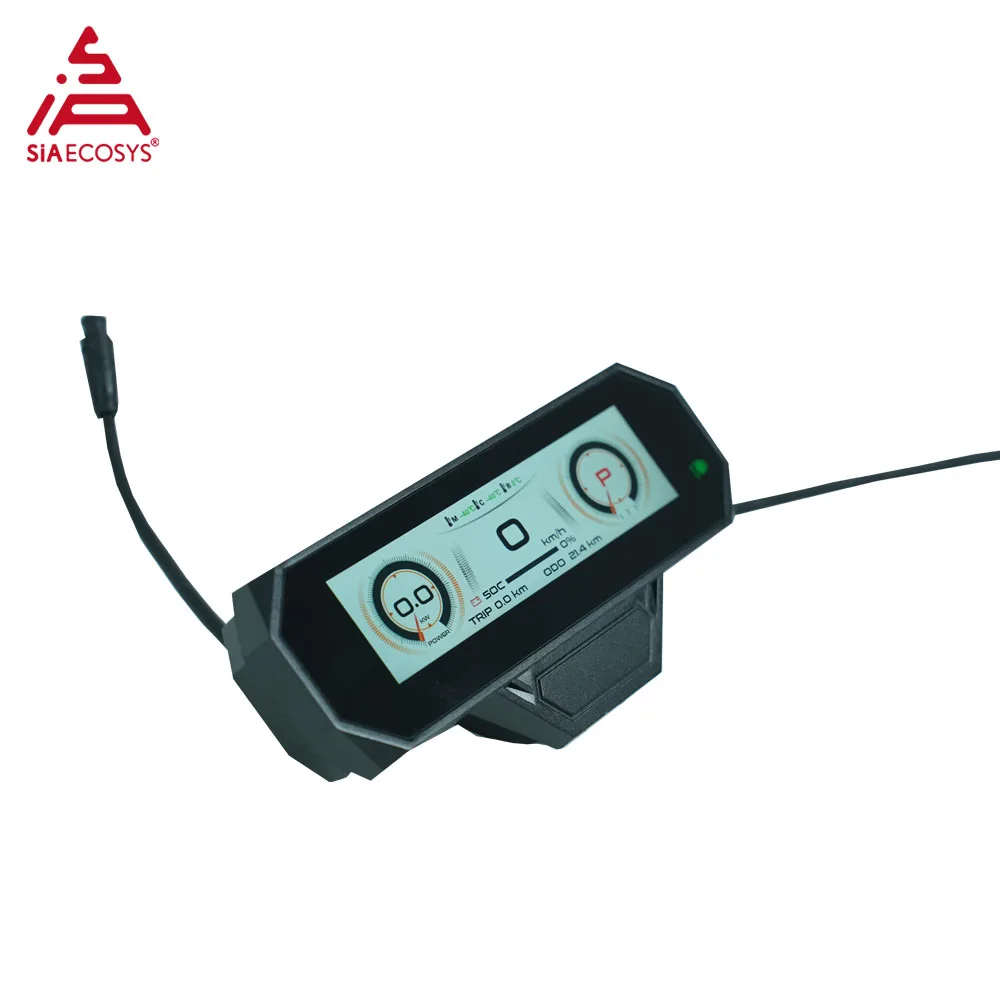 SiAECOSYS K80 5 Inch TFT Speedometer Display CAN BUS One-LIN  Programmable IP67 Waterproof for E-Scooter Motorcycle