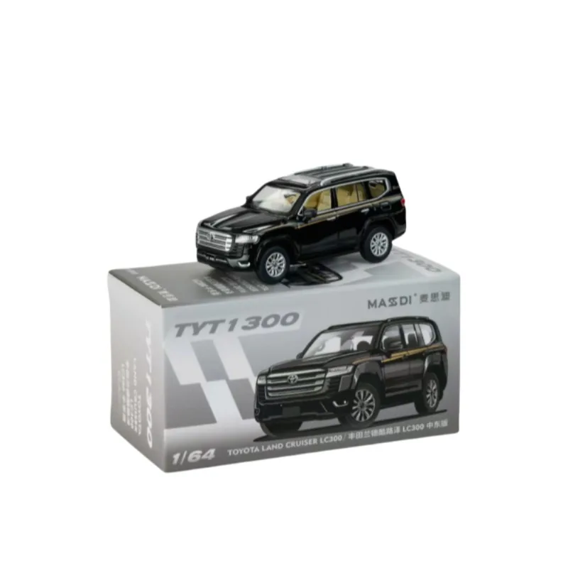 MASDI 1:64 Toyota Landluze LC300 Middle East alloy model, children's collection of decorative toys, holiday gifts for children.