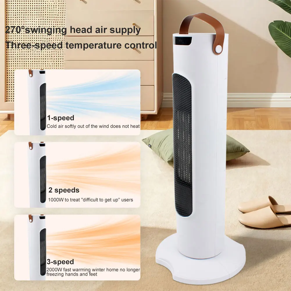 

2000W Electric Fan Heater Fast Heating Energy-Saving Heater Timer for Home Office Winter Warm Blower Fan Heating Stove Radiator