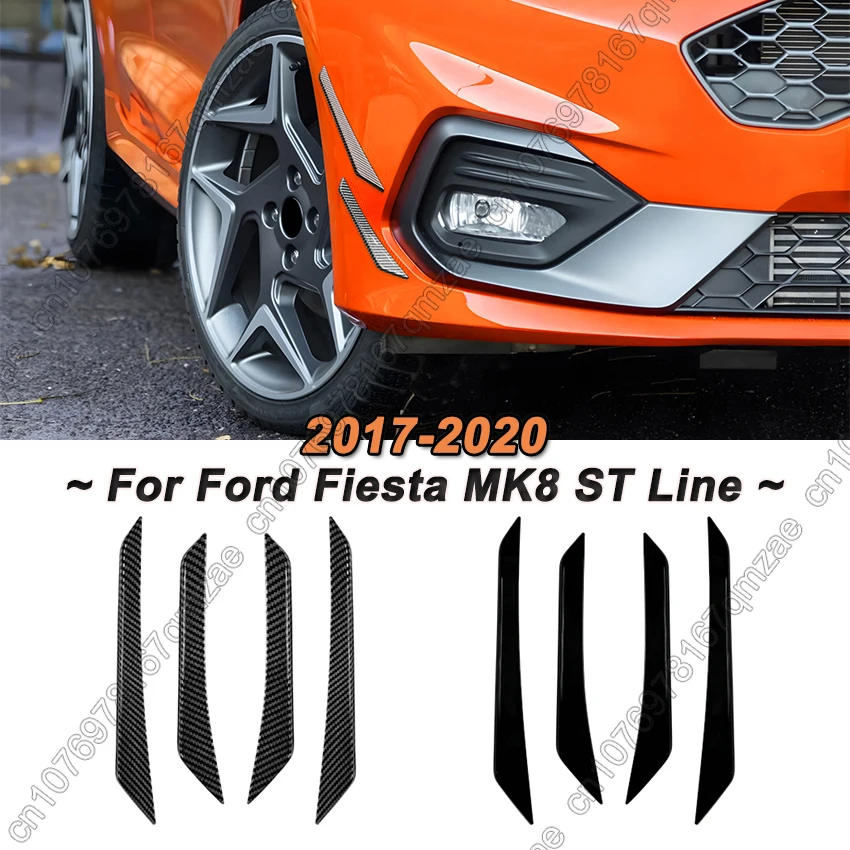

Передний бампер, боковой ветровой нож, канады, сплиттер, спойлер, воздухозаборник, диффузор для Ford Fiesta MK8 ST Line 2017-2020, комплекты кузова, тюнинг