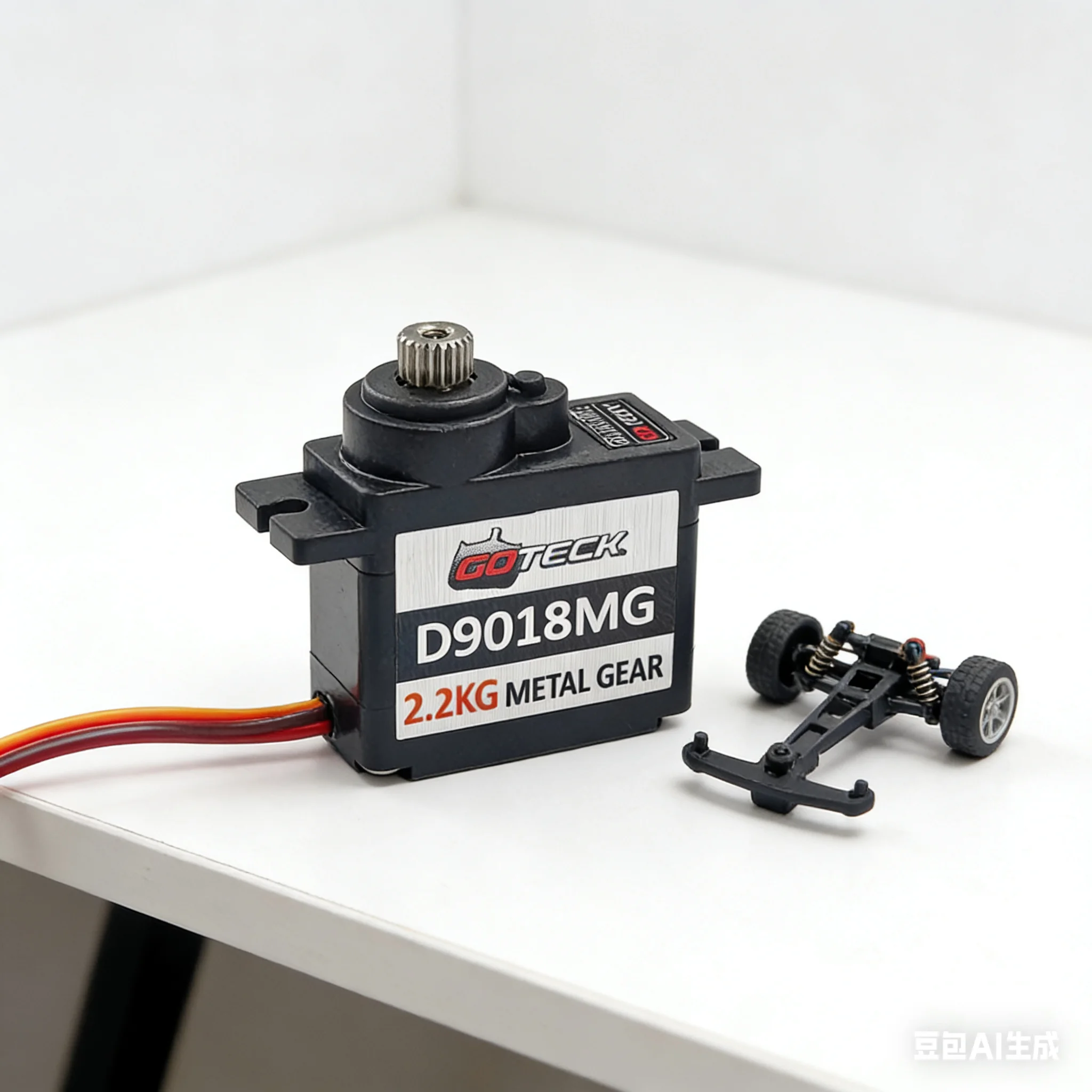 D9018MG 9g Servo 2.2 عزم دوران كامل ميتال جير أجهزة رقمية (2 قطعة) #2