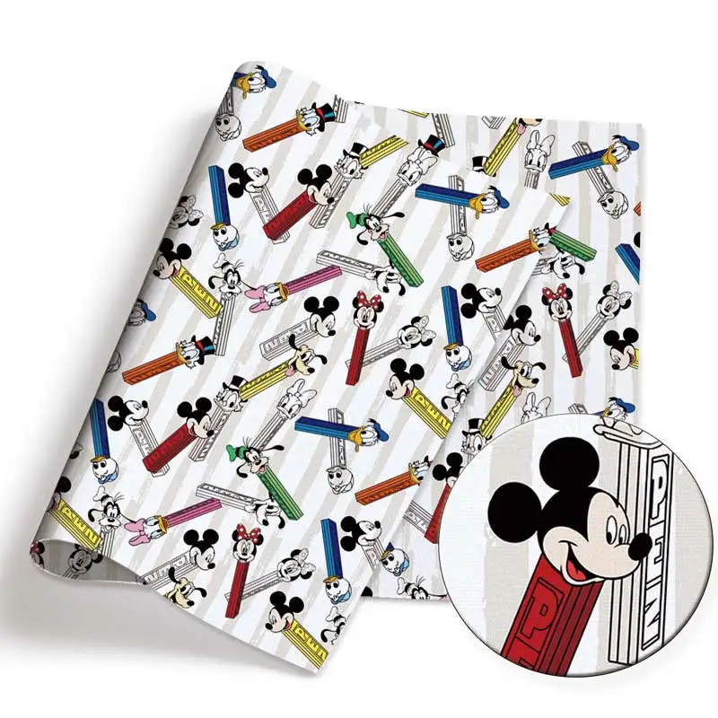 Disney pez cukierki Cartoon Hot DIY handmade do szycia patchworku pikowania sukienka dla dzieci domu sheet140cm tkanina z nadrukiem szycia dzieci