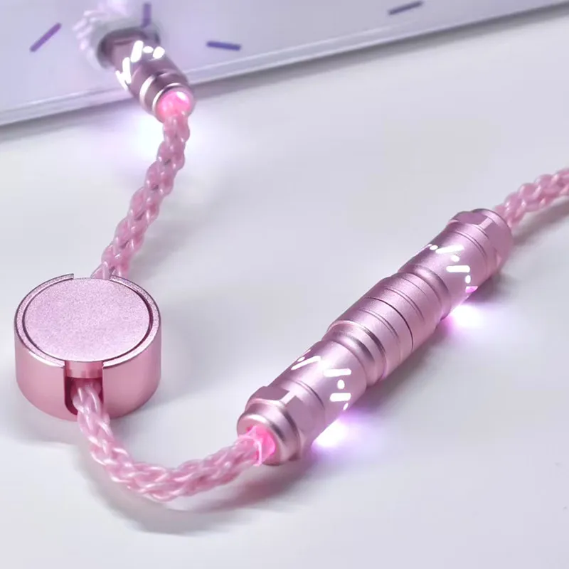 Magnetic Switch Keyboard Usb To Type-c Custom C08-RGB Single Crystal Copper Aviation Cable Gaming Office Keyboard Accessories