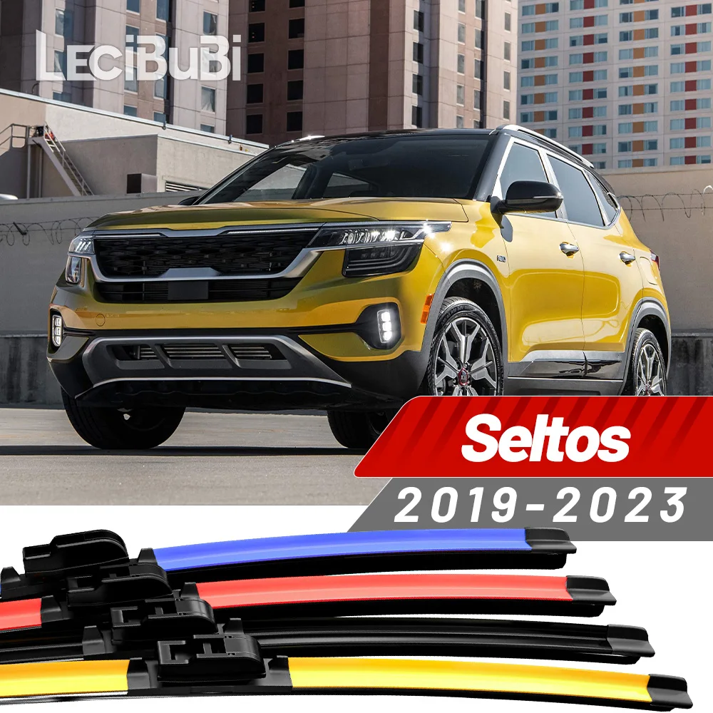 2 Stück für Kia Seltos 2019–2023 2020 2021 2022 Frontscheibenwischerblätter Scheibenwischer