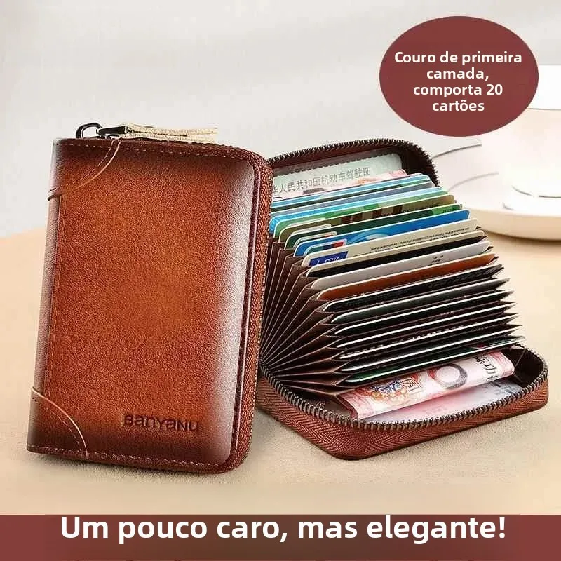 men's-leather-card-holder-large-capacity-multi-slot-id-holder-cowhide-credit-card-clip-driver-license-cover-2026-new-model