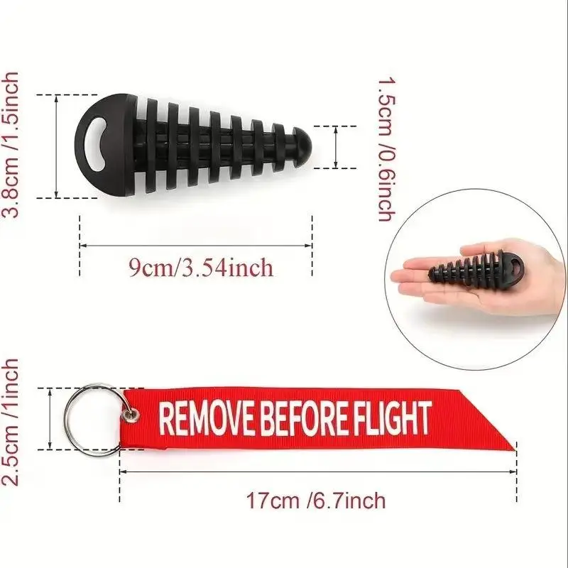 Reusable Exhaust Pipe Wash Plug Heavy Duty Plastic Tailpipe Protector for Motorbike ATV Off-road Vehicle Maintenance