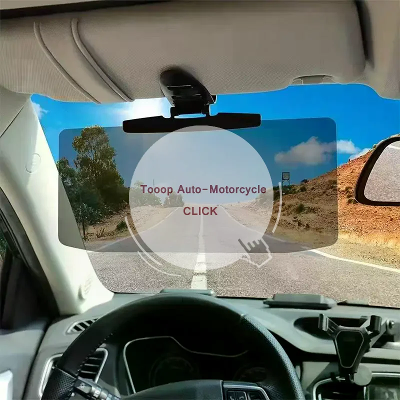 Car Anti Glare Sunshade Accessory Anti UV Block  Wide View Universal Fit Easy Installation for All Vehicle Models