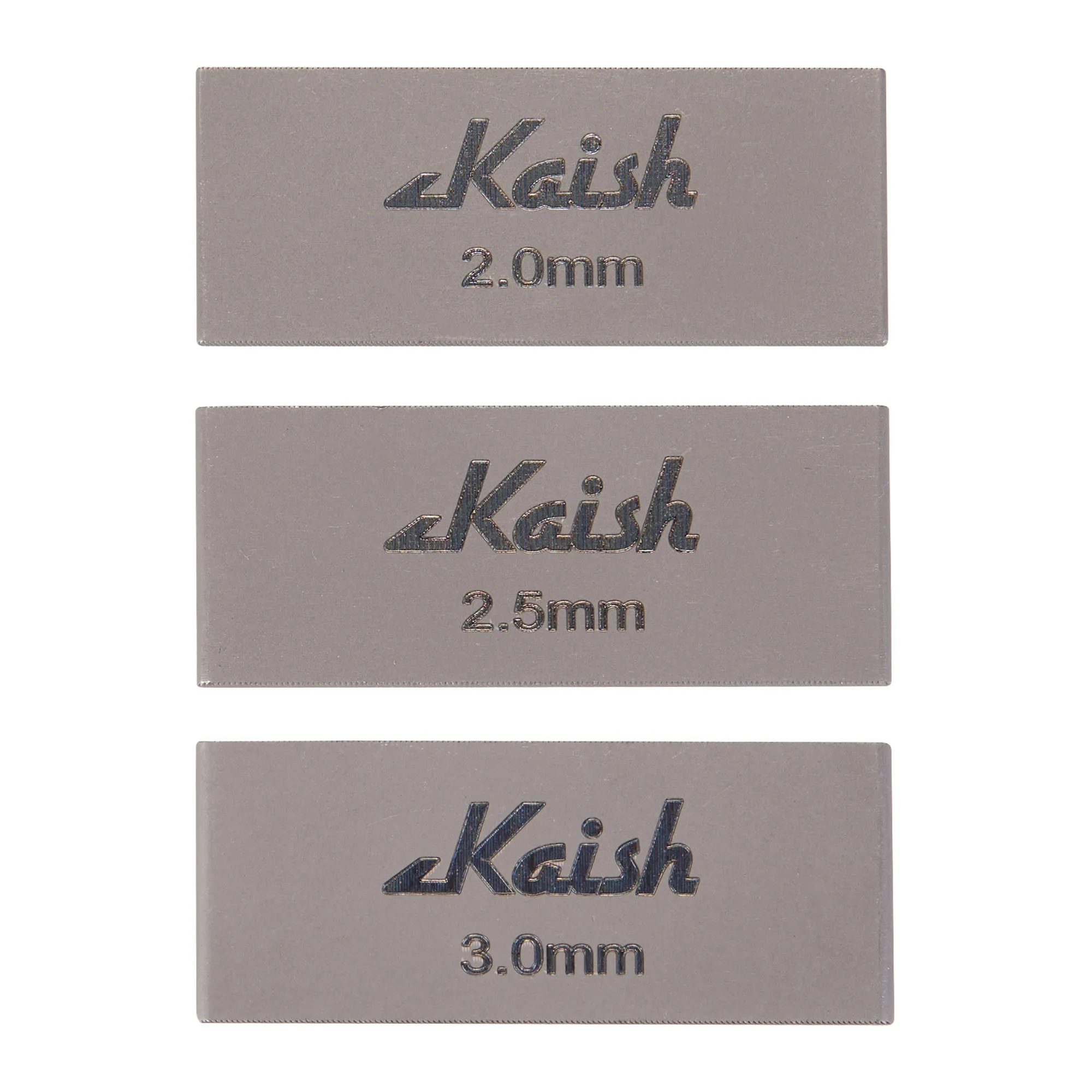 KAISH 2mm/2.5mm/3mm Thickness Guitar Bridge Saddle Slot Files Saddle Slot Leveling Files Luthier Tools for Acoustic Guitars