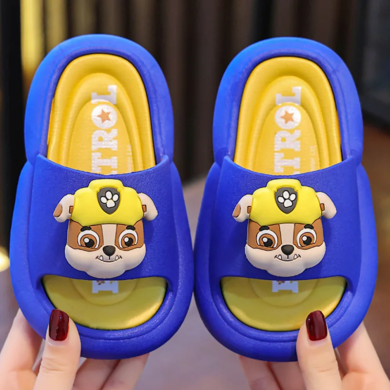 Paw Patrol pantofole per bambini Cartoon Chase Skye Summer antiscivolo Soft Bottom infradito per interni ragazzi ragazze pantofole da bagno regali