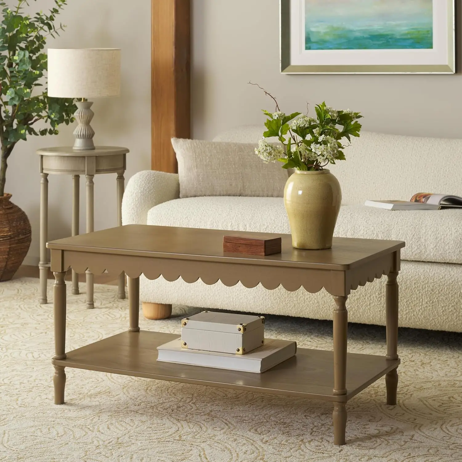 Home Collection Haven Desert Brown Coffee Table