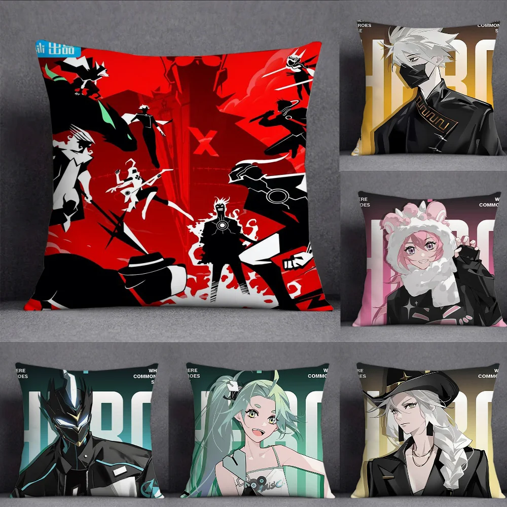 ANIME To Be Hero X Pillow Case Square Double-Sided Printing Short Plush Sofa Cushion Cover Bedroom