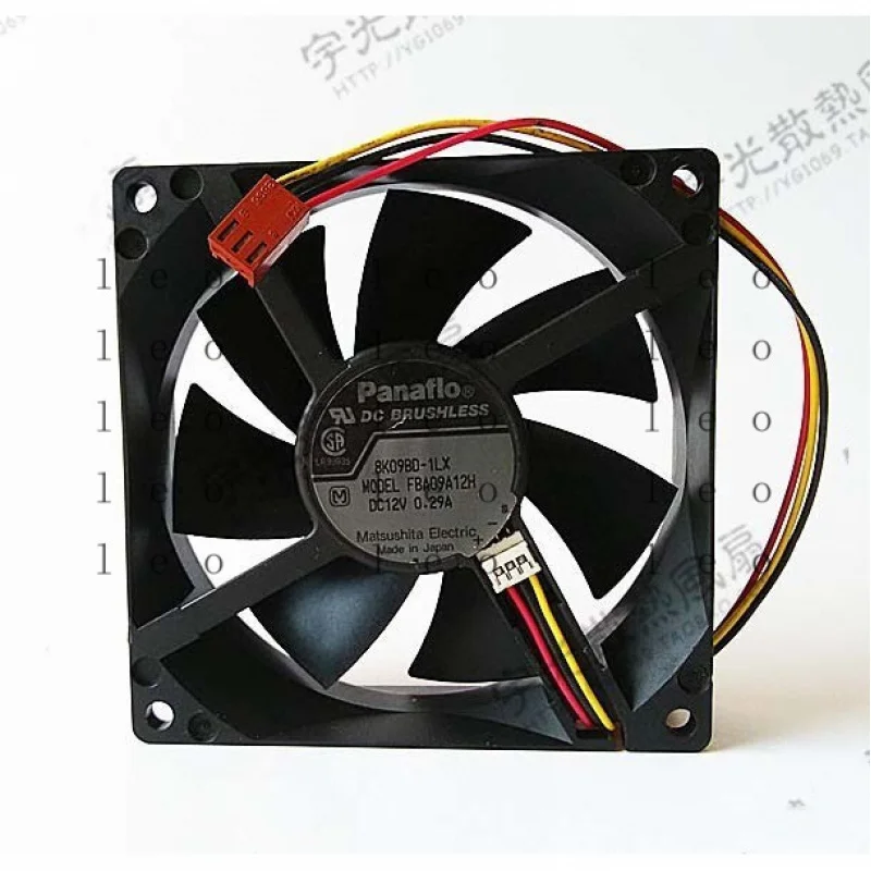 EE  1pcs new FBA09A12H mute fan for Panaflo DC12V 0.29A 92*92 #A6-4