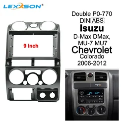 9 Inch Car Fascia For ISUZU D-MAX DMAX MU-7 MU7 Stereo Adaptor Panel Mount 2Din Car Radio Frame For Chevrolet Colorado 2006-2012