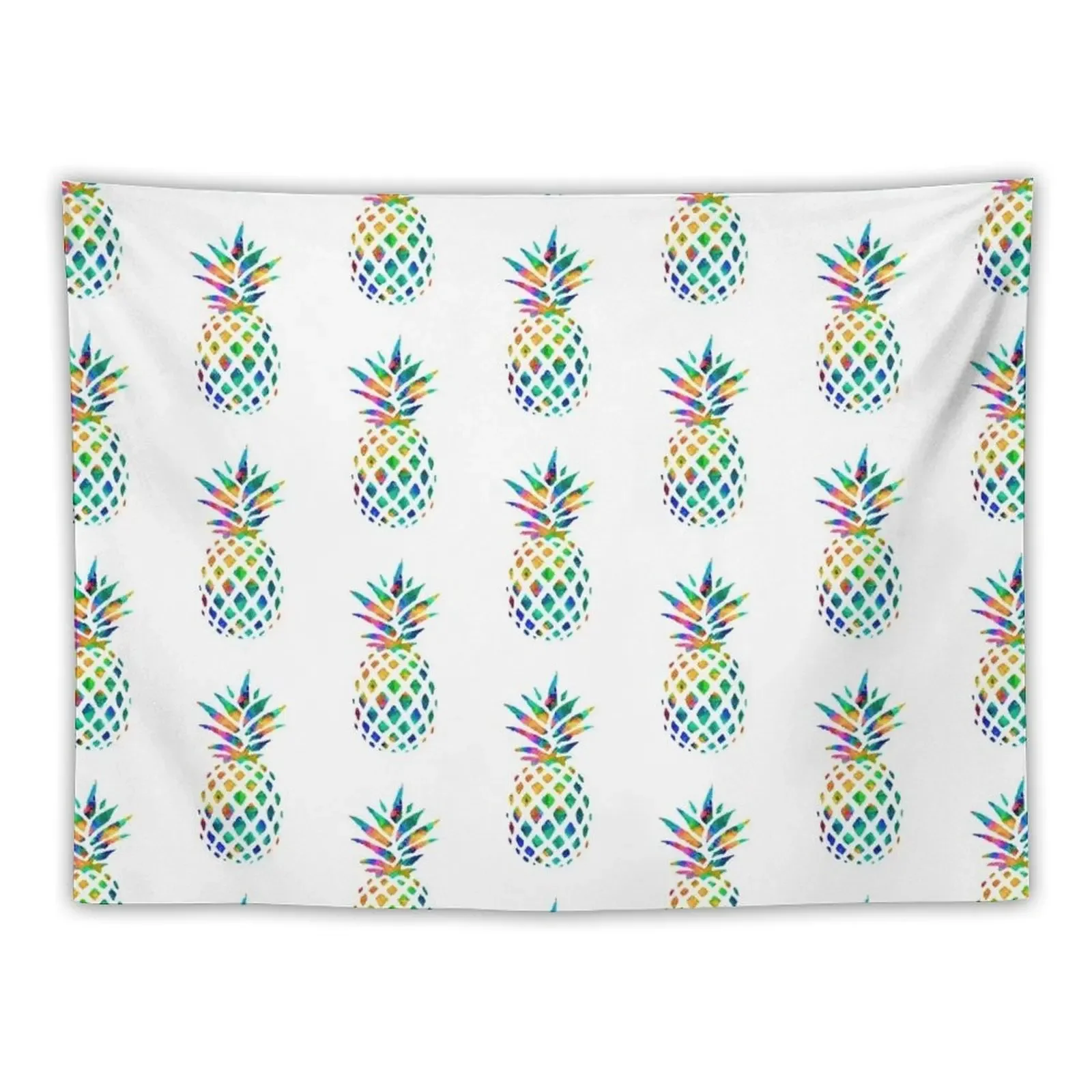 Rainbow Pineapple Tapestry Room Decore Aesthetic Aesthetic Room Decoration Aesthetic Room Decorations Tapestry