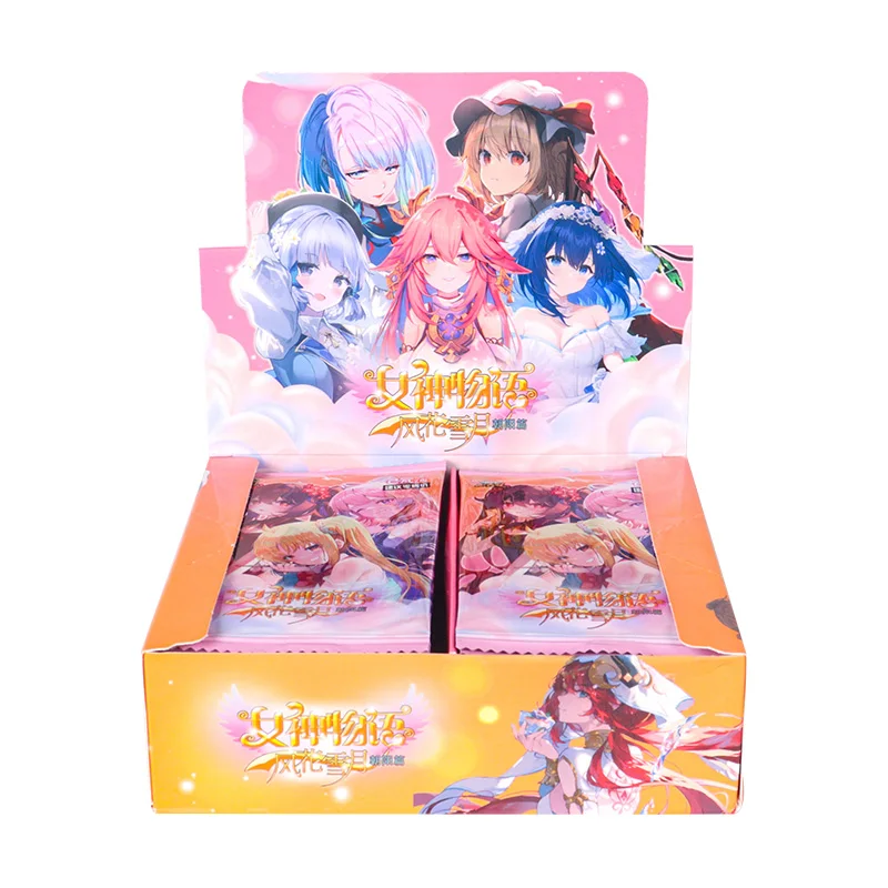 New Goddesses Stories Cards Anime Girl Feast Sailor Moon Booster Box Tcg Game Card Kids Table Toys Family Birthday Gift