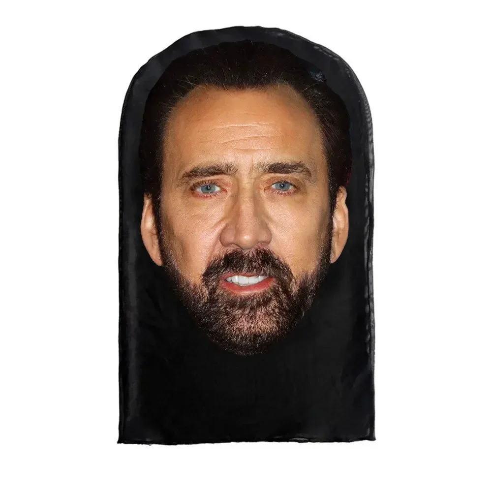 Cosplay 3D Gedrukt Kanye Masker Stretch Mesh Volgelaatsmasker Mannen Vrouwen Rollenspel Hoofdtooi Halloween Mode Bivakmuts Hoofdtooi