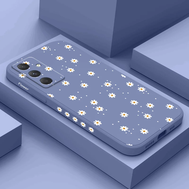 Floral Daisies Phone Case For Samsung Galaxy A56 A55 A36 A35 A26 A25 A15 A16 A17 A07 A06 A05 A54 A34 A24 A14 A04 A04S A04E 4G 5G
