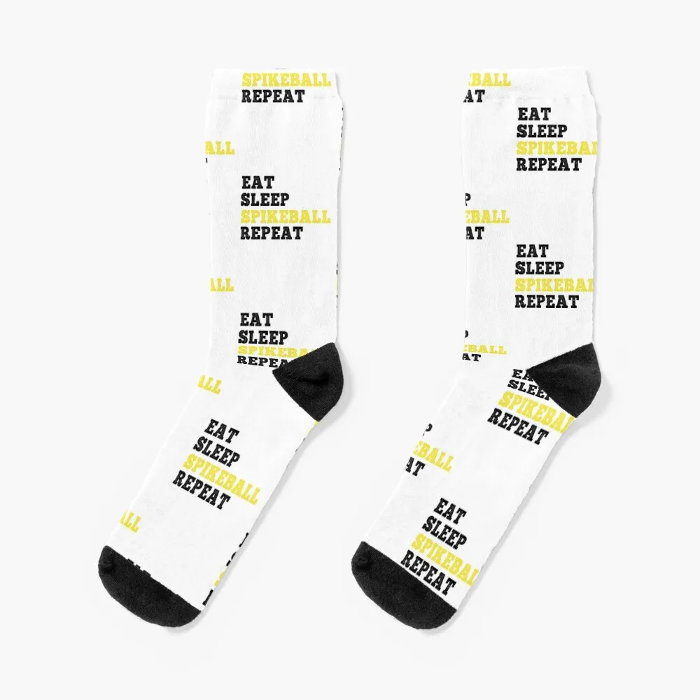 Eat Sleep Spikeball Repeat Socks FASHION floral Woman Socks Men's