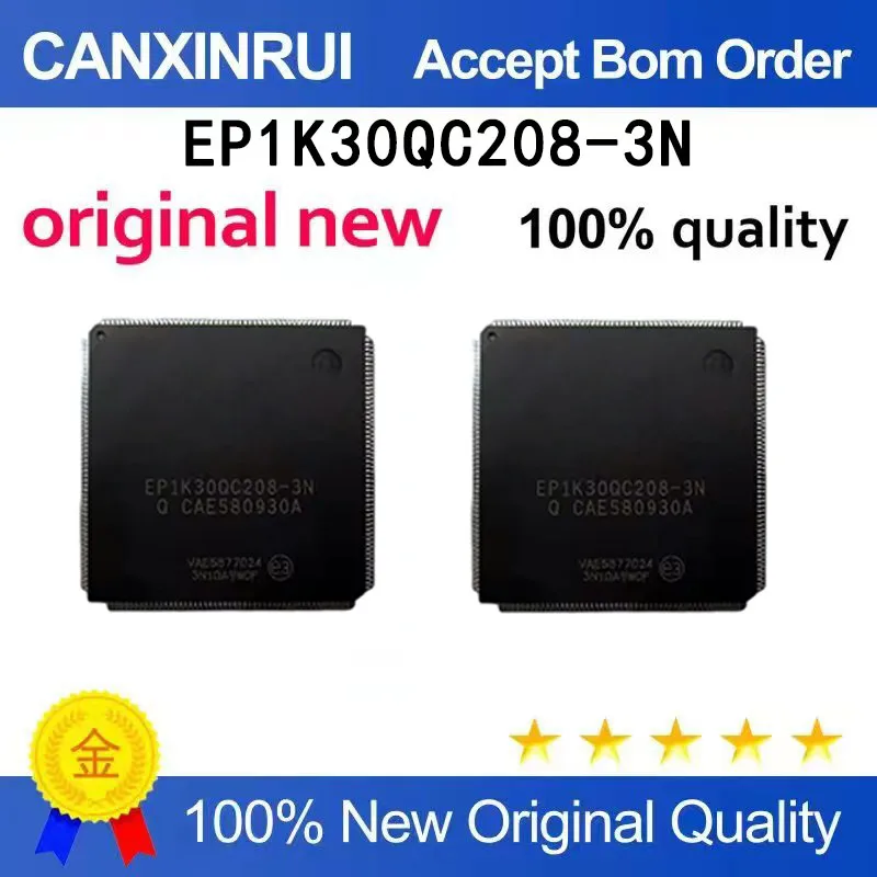 

(5pcs-100pcs）EP1K30QC208-3N package QFP208 programmable logic IC spot chip IC