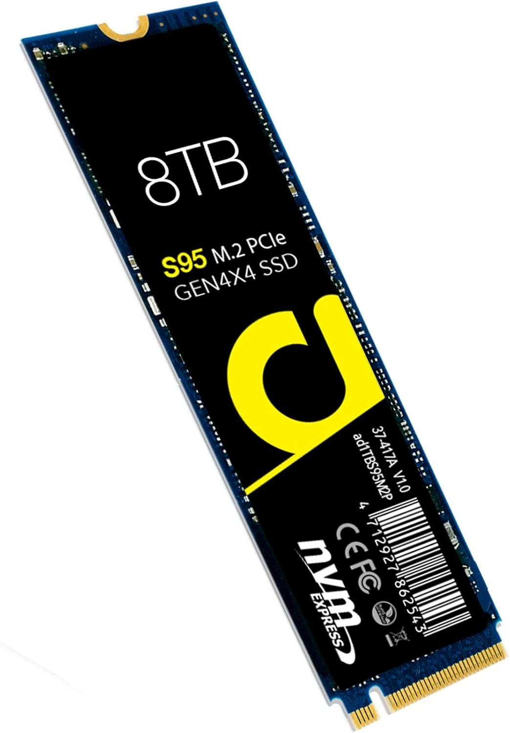 S95 8TB SSD for Storage Expansion 7000 MB/s Maximum Read Speed PCIe NVMe Gen4 Internal Solid State Hard Drive - M.2 2280