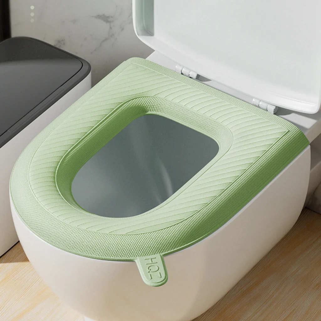 

Waterpoof Soft Toilet Seat Cover Bathroom Washable Closestool Mat Pad Cushion O-shape Toilet seat Bidet Toilet Cover Accessories