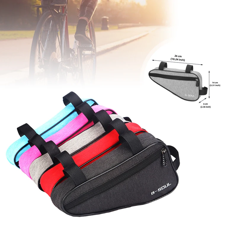 

New！Bicycle Triangle Bag Front Tube Frame Sad dle Storage Bags Waterproof Bike Pouch Versatile Durable Bicycle Accessories