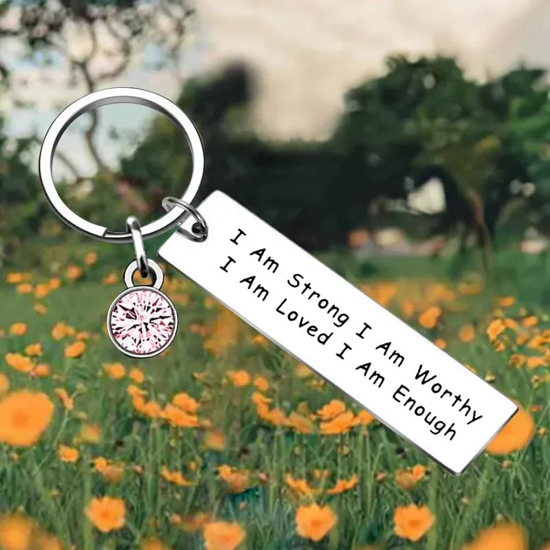 Sobriety Gift Key Chain Ring Alcoholics Anonymous Gift keychains pendant Addiction Recovery Gift