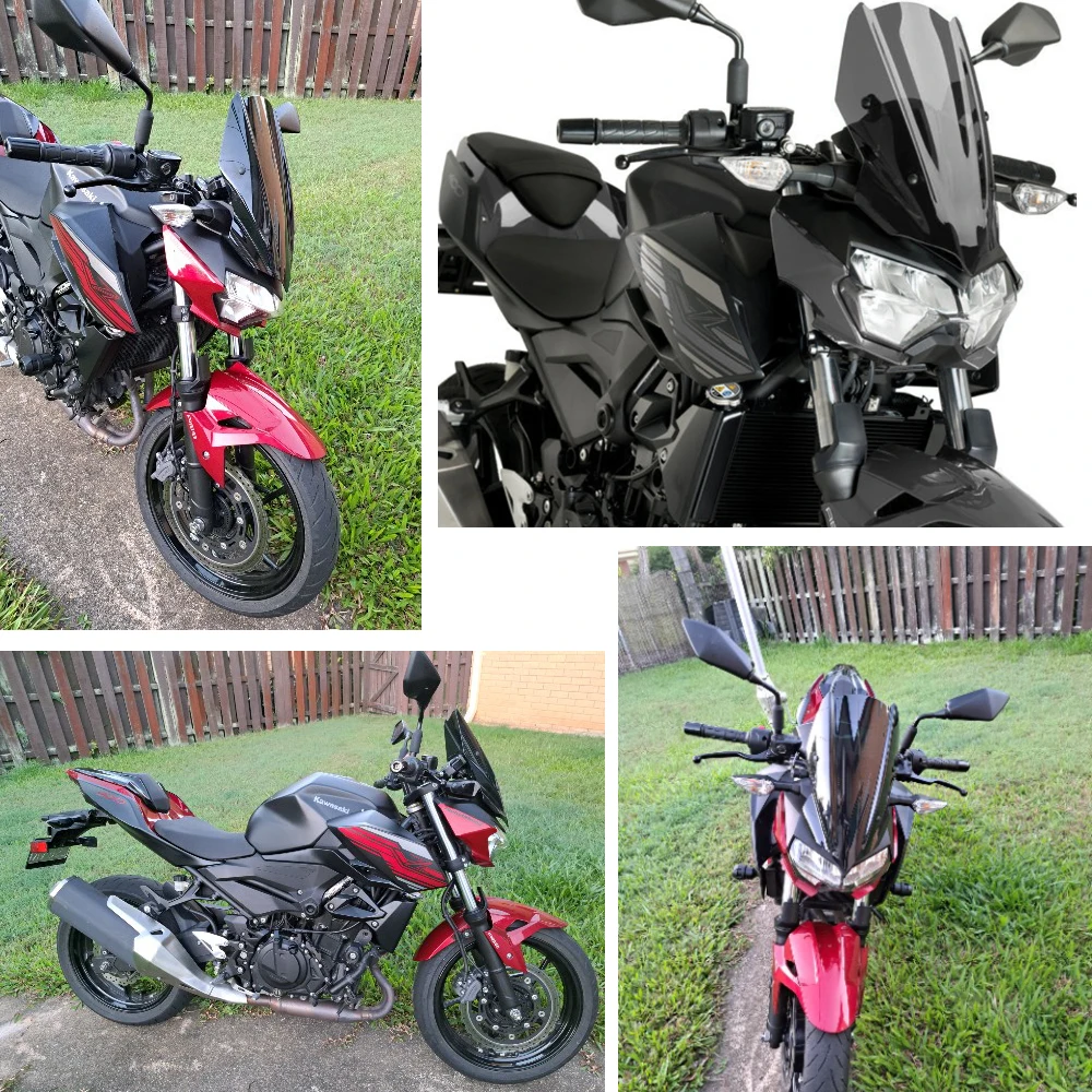 フロントガラス,フロントウィンドデフレクター,カワサキZ250,z400,2019