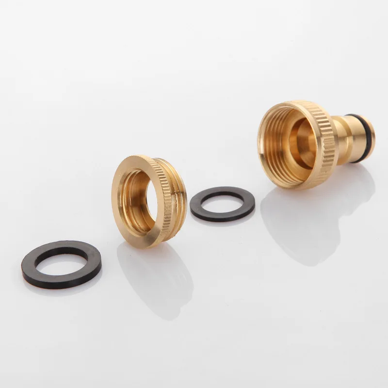 1pcs 1/2 Inch Garden Hose Kitchen Tap Adapters Brass BSP Internal and External Thread FittingsTap Connector