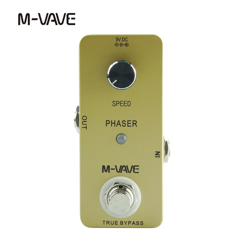 M-VAVE PHASER تأثير الغيتار الكهربائي دواسة تأثيرات المرحلة التناظرية صحيح الالتفافية سبائك الزنك قذيفة دواسة الغيتار الملحقات أجزاء