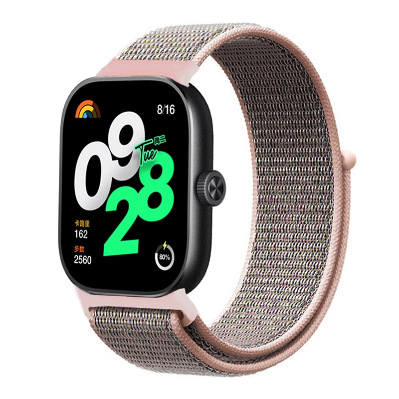 Nylon-Schlaufe für Xiaomi Redmi Watch 6/5/4 Armband-Zubehör Sport Atmungsaktives Ersatzarmband Correa Mi Band 9/8 Pro Band – Detail 2