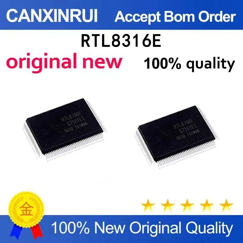 (5pcs-100pcs）New stock RTL8316E RTL8316 network card chip
