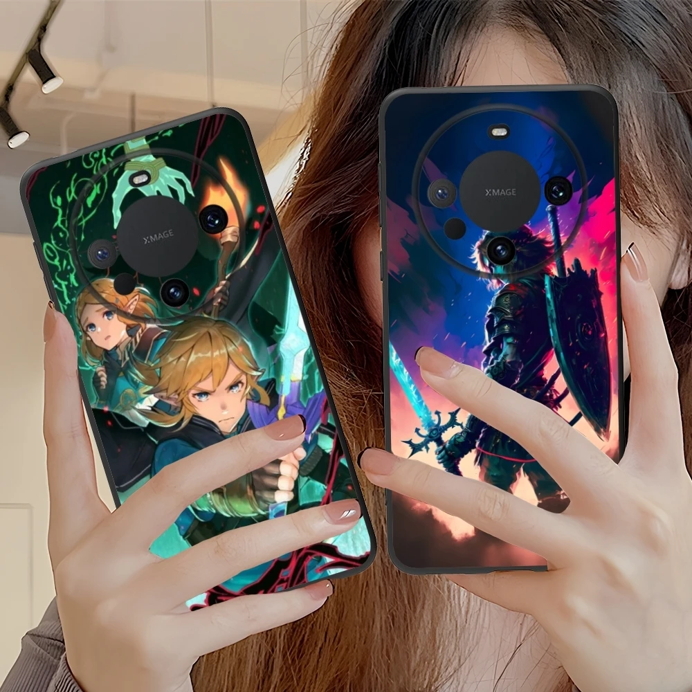 Painting Z-Zelda-s Color Mobile Cell Phone Case for Huawei Mate 60 50 40 30 20 10 Pro Plus Lite E 5G Black Phone Cover Shell