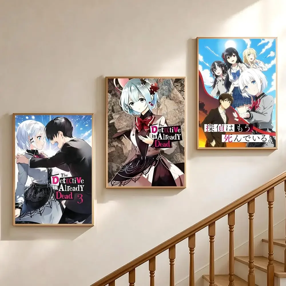 anime The Detective is Already Dead Season 2 Poster HD Printing Soothing and Cream Style Home Decor for the Living Room Cafes
