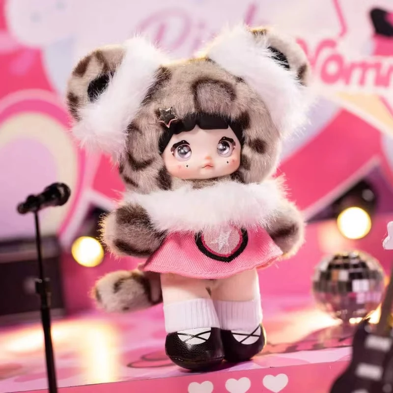 Nommi Pink Energy Series Blind Box Kawaii Vinyl Plush Dolls Decor Home Ornaments Surprise Keychain Pendant Toys Collectible Gift view 4