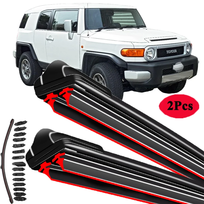 

For Toyota FJ Cruiser 2006-2014 J150 Car Windshield Wiper Blade Front Windscreen Brushes Washer Accessories Cleaning Replacement