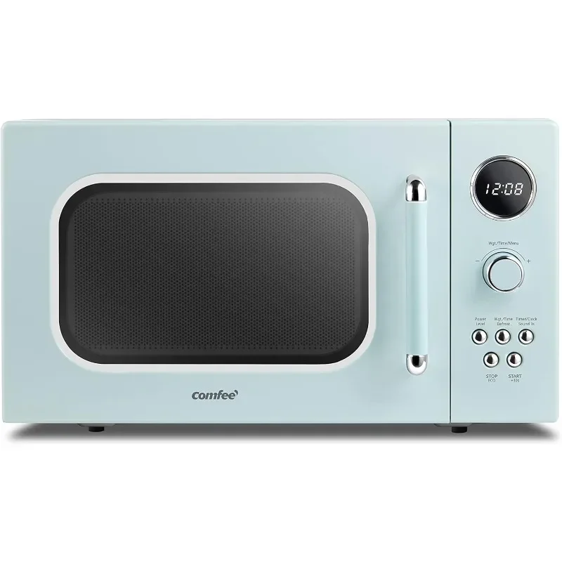 

COMFEE' CM-M091AGN Retro Microwave with Multi-stage Cooking, 9 Preset Menus and Kitchen Timer, Mute Function, ECO Mode