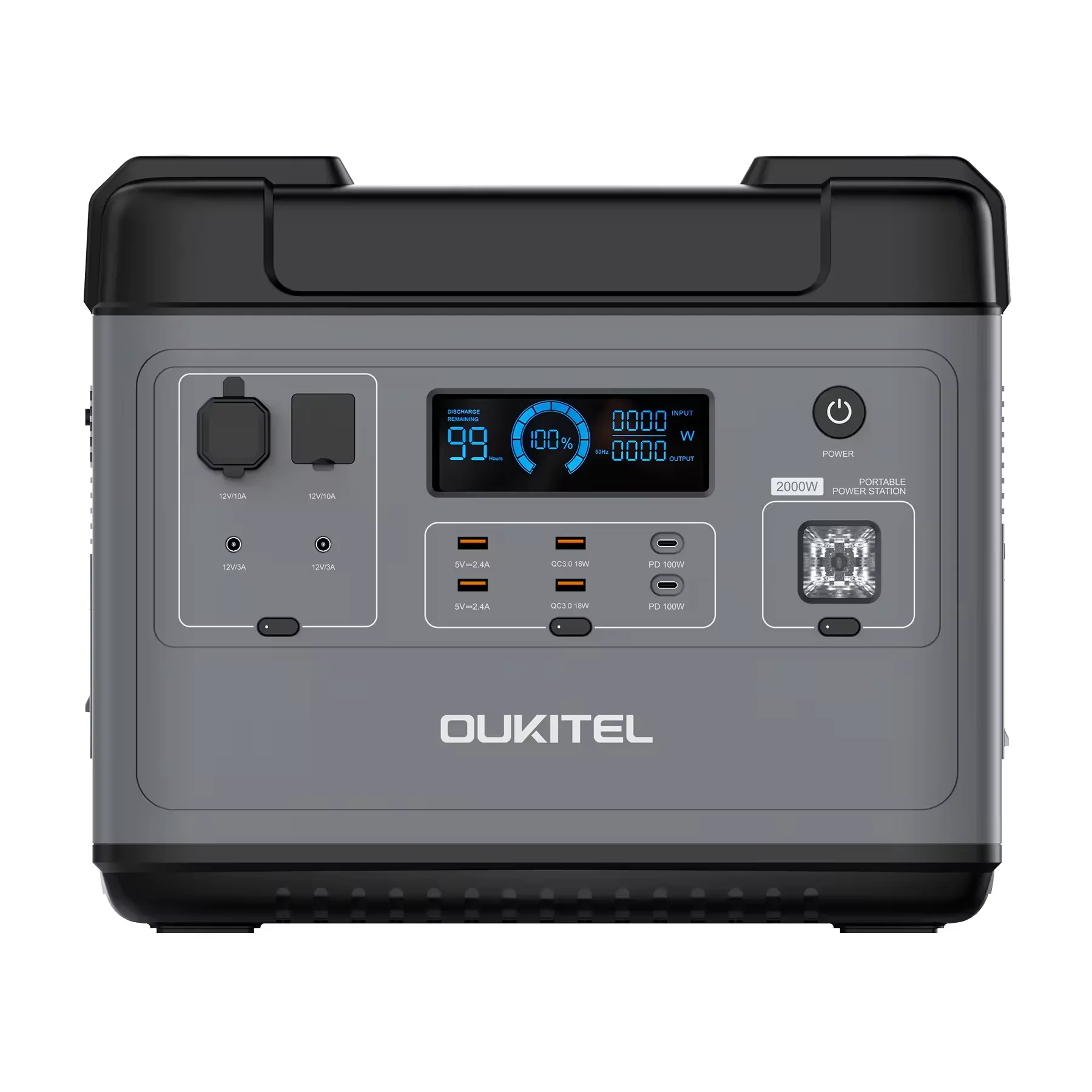 

Hot Sale Oukitel P2001E Portable Power Station 2000WH 2000W Power Station Support UPS BMS 1.8 Hours Fast Charging Surge 4000w