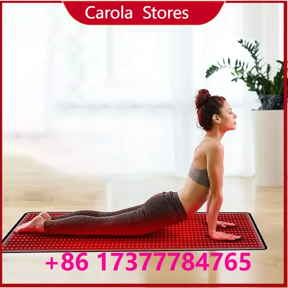Large Pad for Whole Full Body Near Infrared Mat 660nm 850nm LED Red Light Therapy Devices yoga Mat Home Health Relaxation Device