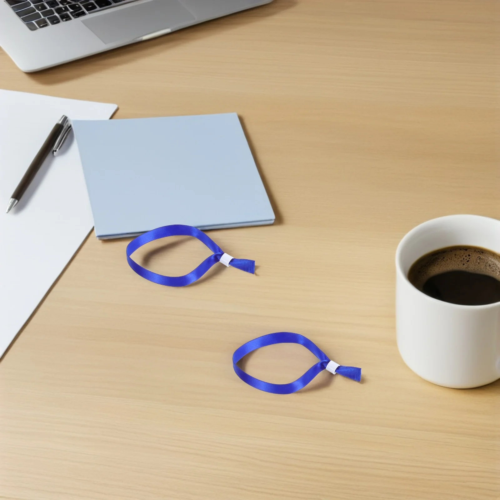 20 قطعة من أساور المعصم للحدث بلون سادة للحفلات والمهرجانات الموسيقية والأنشطة الرياضية وتحديد القماش القابل للتصرف #2