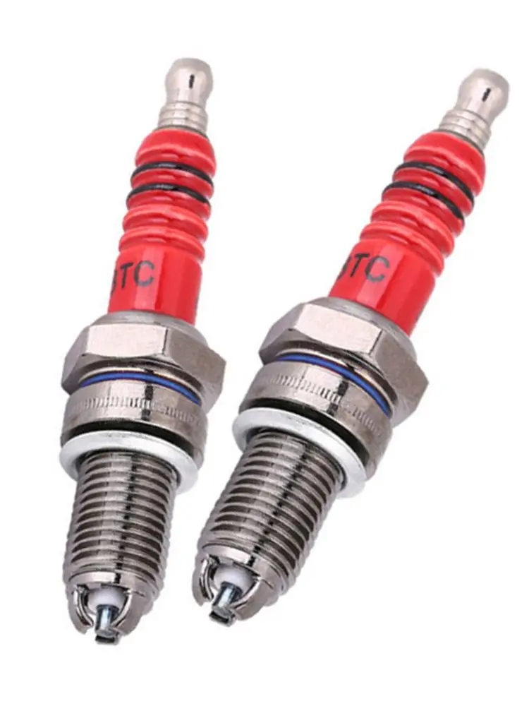 AliExpress 1/2Pcs Racing Spark Plug 3 Triple Electrode A7TC D8TC For GY6 CG 50 70 110 125 150CC Motorcycle Atv Scooter Dirt Bike Go Kart