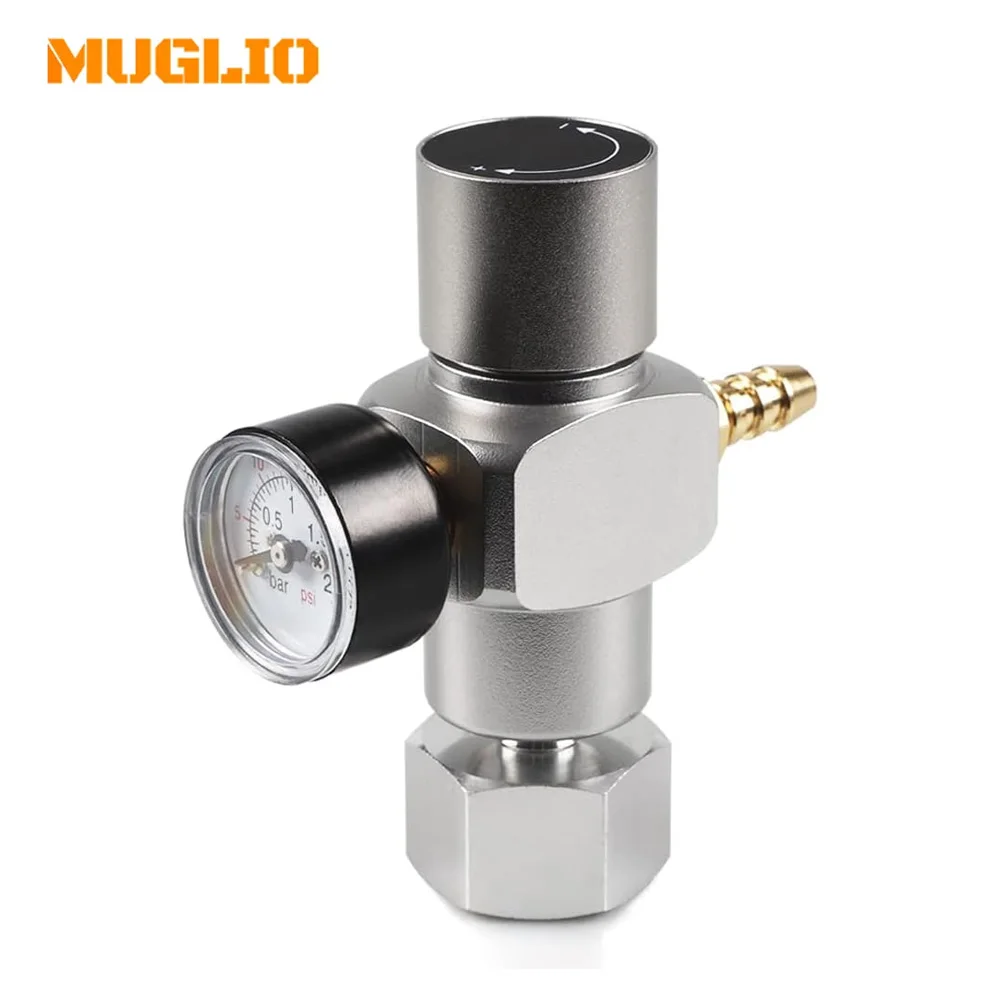 

2 In 1 Co2 Charger With Converts Adapter For TR21*4 Co2 Cylinder,0-30Psi Mini Co2 Regulator For Co2 Cartridge