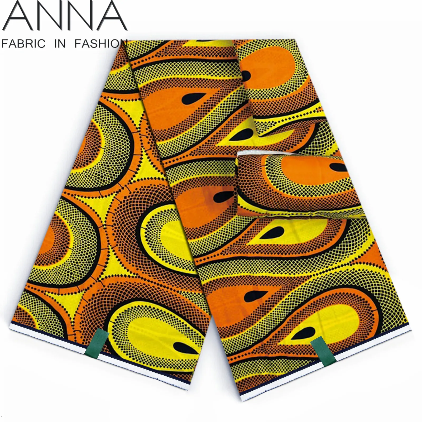 

African Wax Fabric Super Fabric 100% Original Ankara Wax Fabric Block Print Batik Dutch Fabric 6yards For Wedding Party VL824