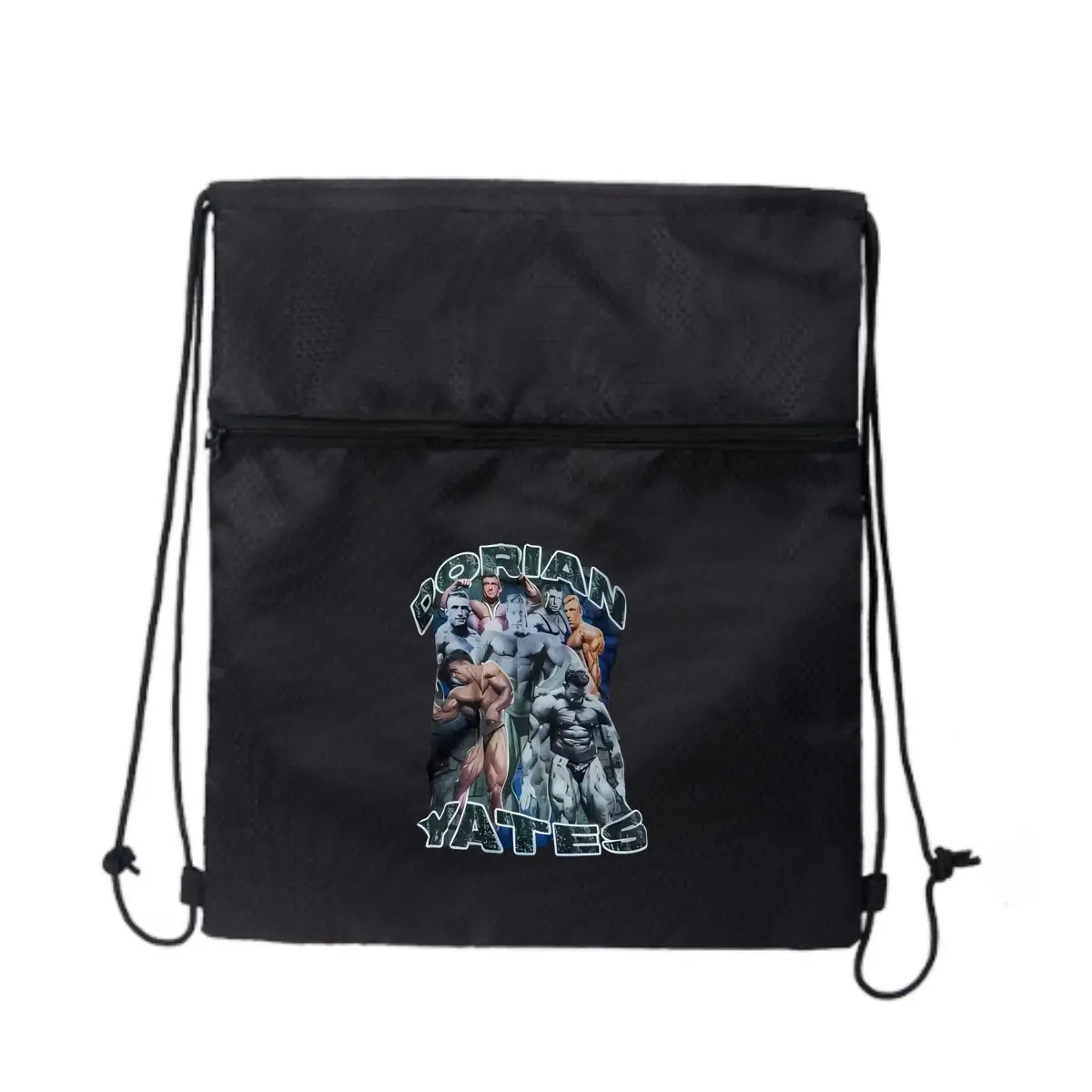 

Dorian Yates Бодибилдинг Коллаж Уличная сумка на молнии на шнурке: смелые принты для городского стиля