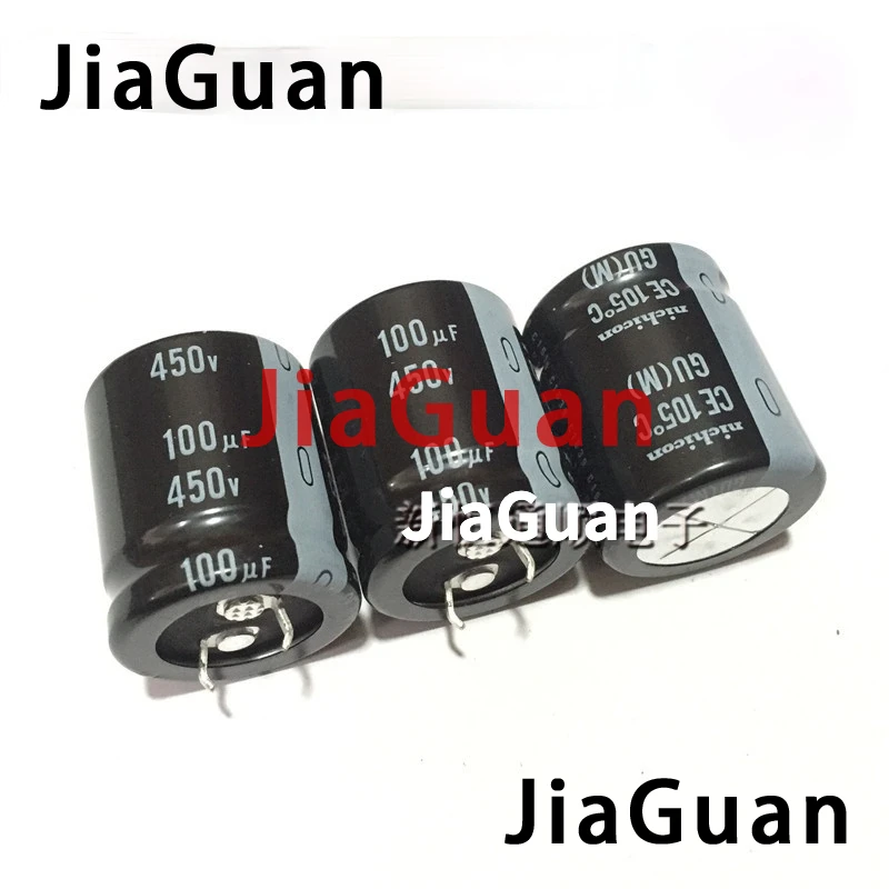 2pcs new Genuine NICHICON LGU2W101MELA GU 450V100UF 25X30mm electrolytic capacitor 100uf/450V CE 105 degrees 100UF 450V gu