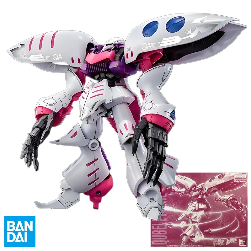 

Bandai Original PB MG 1/100 QUBELEY EMBELLIR Action Figure Assembly Model Toys Collectible Model Ornaments Gifts for Children