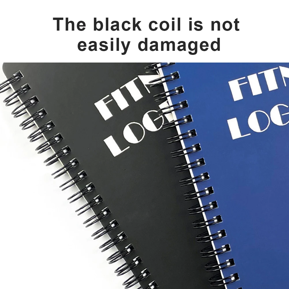 Workout Journal Coiled Planner Log Book Weight Loss Goal Tracking Workout Planner Fitness Punch Book for Gym & Home Workouts