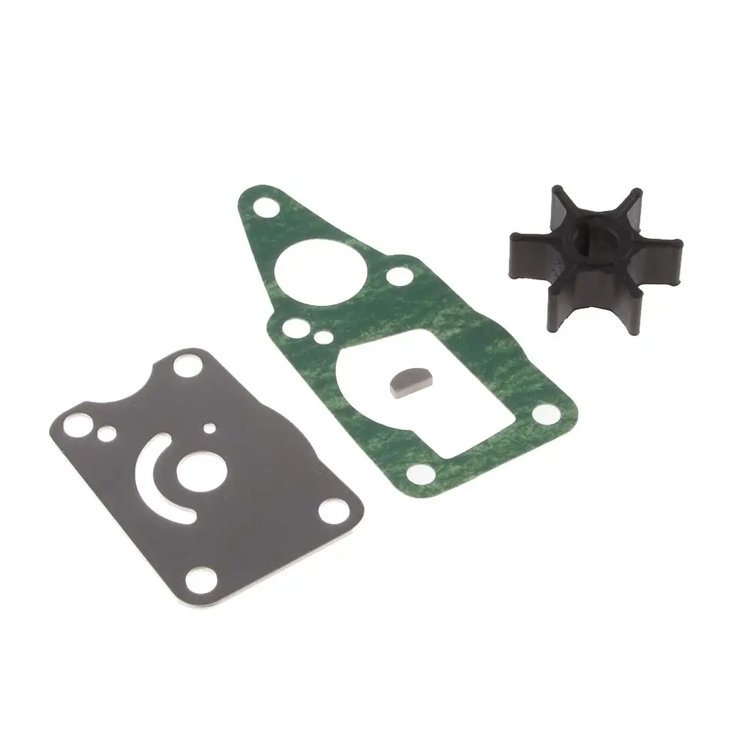 

Outboard Motor Water Pump Impeller Service Kit Black Plastic Rebuild Part for Suzuki 17400-98661 Replacement