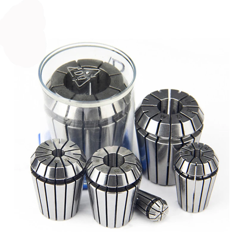 ER25 ER32 ER40 ER Collet High Precision 0.008mm 0.015mm for CNC Engraving Machine Spindle Motor ER Milling Holder