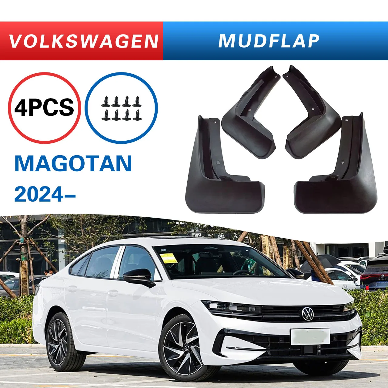 

For Volkswagen Magotan 2024 mudguard car accessories tire modification parts